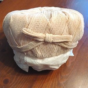 Vintage Ferncroft Women's Hat with Bow in Front, Cream/Off-White Color, One Size